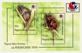 Фауна Фауна ^/--/^ Папау Новая Гвинея PAPUA NEW GUINEA 1994 TREE KANGAROOS WORLD STAMP EXHIB PHILAKOREA  MNH ^_^^^ Папау Нова Гвінея PAPUA NEW GUINEA 1994 TREE KANGAROOS WORLD STAMP EXHIB PHILAKOREA MNH - фото фото фото