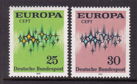 НДР, ФРН ГДР, ФРГ ^/--/^ Германия 1972 г  MNH - EUROPA CEPT - ^_^^^ Німеччина 1972 MNH - EUROPA CEPT - фото фото фото