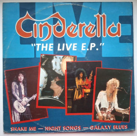 Платівки Пластинки ^/--/^ Cinderella - The Live E.P. - 1987.  (EP). 12. Vinyl. Пластинка. Netherlands. ^_^^^ Cinderella - The Live E.P. - 1987. 12.Vinyl. Пластинка. Netherlands. - фото фото фото
