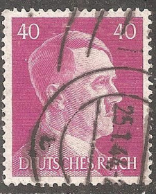 Третій Рейх (-) Третий Рейх (-) ^/--/^ Германия   (Рейх) 1941 Mi.795 гаш. ^_^^^ Німеччина (Рейх) 1941 Mi.795 гаш. - фото фото фото