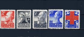 Бенілюкс Бенилюкс ^/--/^ Нидерланды. Красный крест  (серия)* 1927 г. ^_^^^ Нідерланди. Червоний хрест (серія) * 1927 - фото фото фото