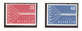 Малі Держави Європи Малые Государства Европы ^/--/^ Швейцария  1957 г  MNH  - EUROPA CEPT - ^_^^^ Швейцарія 1957 MNH - EUROPA CEPT - фото фото фото