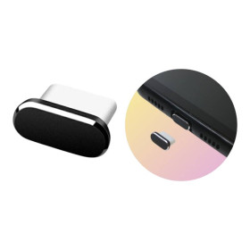 Навушники Наушники ^/--/^ Заглушка USB Type-C захисна металева кришка від пилу вологи для телефонів гаджетів чорна ^_^^^ Заглушка USB Type-C защитная металлическая крышка от пыли влаги для телефонов гаджетов черная - фото фото фото