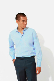 Сорочки Рубашки ^/--/^ Рубашка oxford голубая Richard James Savile Row 50-52 /--/ р большой рост ^_^^^ блакитна Richard James Savile Row 50-52 /--/ р велике зростання - фото фото фото