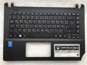 Корпуса Корпуса ^/--/^ Palmrest топкейс середня частина  для Acer Aspire ES /--/ 1-411 ES /--/ 1-431 E /--/ 1-472 ES /--/ 14      (клавіатура перевірена-робоча, пошкоджений правий нижній кут, див фото) ^_^^^ Palmrest топкейс средняя часть для Acer Aspire ES /--/ 1-411 ES /--/ 1-431 E /--/ 1-472 ES /--/ 14 (клавиатура проверена-рабоча, поврежден левый угол, см. фото) - фото фото фото