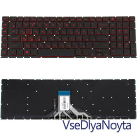 Клавіатури Клавиатуры ^/--/^ Клавиатура для ноутбука HP (Omen: 17-CB series ) rus, black, без фрейма, подсветка клавиш (RED) ^_^^^ Клавіатура для ноутбука HP (Omen: 17-CB series) rus, black, без фрейму, підсвічування клавіш (RED) - фото фото фото