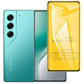 Чохли, бампера Чехлы, бампера ^/--/^ Захисне скло TDG 9 /--/ D для Tecno Camon 40 (CM /--/ 5) повна проклейка чорний ^_^^^ Защитное стекло TDG 9 /--/ D для Tecno Camon 40 (CM /--/ 5) полная проклейка черный - фото фото фото