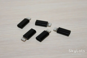 Зарядні пристрої Зарядные устройства ^/--/^ Перехідник micro USB на iPhone Lighting  (залізний) для зарядки телефонів,передачі даних ^_^^^ Переходник micro USB на iPhone Lighting (железный) для зарядки телефонов, передачи данных - фото фото фото