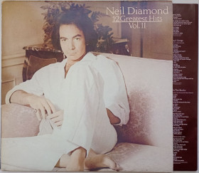 Платівки Пластинки ^/--/^ NEIL DIAMOND 12 Greatest Hits, Vol. II LP VG++/EX - фото фото фото