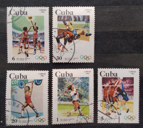 Спорт Спорт ^/--/^ Куба 1983 г - Олимпийские игры, Лос-Анджелес &amp;apos;84 ^_^^^ Куба 1983 р - Олімпійські ігри, Лос-Анджелес &amp;apos;84 - фото фото фото