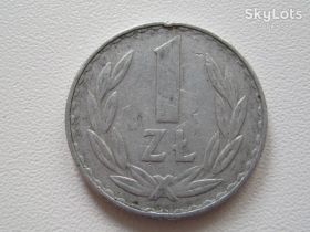 - року - года ^/--/^ Польша 1 злотый 1977 года #14069 ^_^^^ Польща 1 злотий 1977 року #14069 - фото фото фото