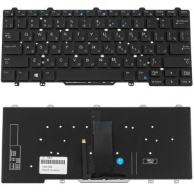 Клавіатури Клавиатуры ^/--/^ Клавиатура для ноутбука DELL (Latitude: E /--/ 5450, E /--/ 7450), rus, black, без фрейма, с подсветкой, без джо ^_^^^ Клавіатура для ноутбука DELL (Latitude: E /--/ 5450, E /--/ 7450), rus, black, без фрейму, з підсвічуванням, без джо - фото фото фото