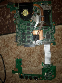 Материнські плати Материнские платы ^/--/^ Материнська плата Asus EEE 1201 1201 /--/ k Asus  1201 /--/ К .  з охолодж не робоча + плата Audio USB , кнопка включення ^_^^^ Материнская плата Asus EE 1201 1201 /--/ k Asus 1201 /--/ К. с охлаждений не рабочая + плата Audio USB, кнопка включения - фото фото фото