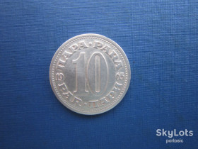 Югославія Югославия ^/--/^ Монета 10 пара Югославія 1965 ^_^^^ Монета 10 пара Югославия 1965 - фото фото фото