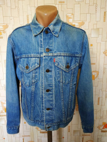 Куртки Куртки ^/--/^ Куртка джинсова чоловіча синя LEVIS p-p S ^_^^^ Куртка джинсова мужская синяя LEVIS p-p S - фото фото фото