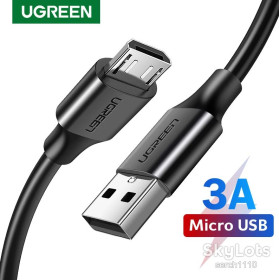 Кабелі Кабели ^/--/^ Ugreen Micro USB кабель быстрой зарядки QC /--/ 3.0 Реальные 5 /--/ V/3 /--/ A 0.5 /--/ м ^_^^^ Ugreen Micro USB кабель швидкої зарядки QC /--/ 3.0 Реальні 5 /--/ V/3 /--/ A 0.5 /--/ м - фото фото фото