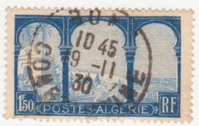 Алжир Алжир ^/--/^ Алжир   1926  г. № 54 гашеная ^_^^^ Алжир 1926 р. No 54 гашена - фото фото фото