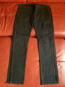 Чоловічі Мужские ^/--/^ Джинсы черные с лампасами stile benetton, р.50/36 ^_^^^ Джинси чорні з лампасами stile benetton, р.50/36 - фото фото фото