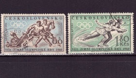 Спорт Спорт ^/--/^ Чехословакия. Зимняя олимпиада  (серия) 1960 г. ^_^^^ Чехословаччина. Зимова олімпіада (серія) 1960 - фото фото фото