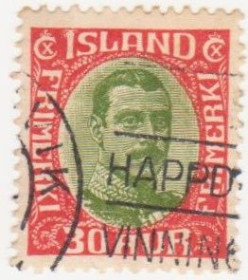 Ісландія Исландия ^/--/^ Исландия 1920 г. № 93 гашеная ^_^^^ Ісландія 1920 р. No 93 гашена - фото фото фото