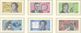 Інше Другое ^/--/^ ГДР Личности Ученые  Первооткрыватели 1980 ^_^^^ НДР Особистості Вчені Першовідкривачі 1980 - фото фото фото