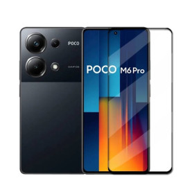 Чохли, бампера Чехлы, бампера ^/--/^ Захисне скло Fiji Premium для Poco M /--/ 6 Pro повне проклеювання Anti-Static чорний ^_^^^ Защитное стекло Fiji Premium для Poco M /--/ 6 Pro полное проклеивание Anti-Static черный - фото фото фото