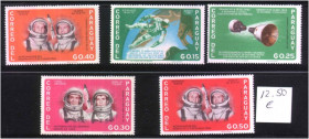 Освоєння космосу Освоение космоса ^/--/^ Космос . Парагвай 1965 г MNH - ^_^^^ Парагвай 1965 MNH - фото фото фото