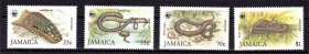 Фауна Фауна ^/--/^ Ямайка 1984 г MNH - полная серия - WWF - удав Боа - неядовитая змея - ^_^^^ Ямайка 1984 р MNH - повна серія - WWF - удав Боа - неотруйна змія - - фото фото фото