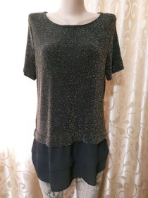 Кофти Кофты ^/--/^ Блестящая женская кофта с коротким рукавом, блузка Tu ^_^^^ Блискуча жіноча кофта з коротким рукавом, блузка Tu - фото фото фото