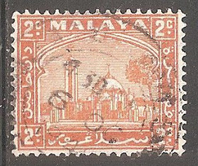 Малайзія Малайзия ^/--/^ Бр.Малайя     (Селангор) 1941 Sc.46 /--/ A гаш. ^_^^^ Бр.Малайя (Селангор) 1941 Sc.46 /--/ A гаш. - фото фото фото