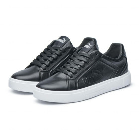 Кеди Кеды ^/--/^ Якісні чоловічі кеди PUMA з натуральної шкіри model-0401 ^_^^^ Качественные мужские кеды PUMA из натуральной кожи model-0401 - фото фото фото