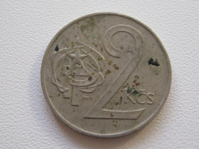 Чехословаччина Чехословакия ^/--/^ Чехословакия 2 кроны 1972 года 25264 ^_^^^ Чехословаччина 2 крони 1972 25264 - фото фото фото
