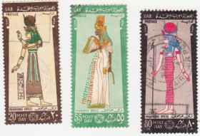 Інші країни Другие страны ^/--/^ Египет  ( ОАР ) 1968 г. № 346‑348 гашеная серия ^_^^^ Єгипет (ОАР) 1968 р. No 346-348 гашена серія - фото фото фото