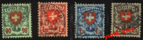 Швейцарія Швейцария ^/--/^ Швейцария 1924 г. №191-194 серия гашеная ^_^^^ Швейцарія 1924 р. No /--/ 191-194 серія гашена - фото фото фото