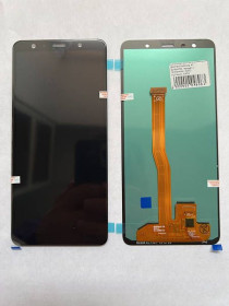 Сенсорні екрани і Дисплеї Сенсорные экраны и Дисплеи ^/--/^ Дисплей для мобільного телефона Samsung A /--/ 7 2018/A /--/ 750, чорний, з тачскрином, OLED ^_^^^ Дисплей для мобильного телефона Samsung A /--/ 7 2018/A /--/ 750, черный, с тачскрином, OLED - фото фото фото