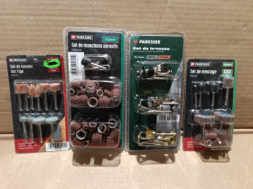 Інше Другое ^/--/^ МЕГАЛОТ 4 великих наборів до гравера, дрелі, шуріка  Parkside із Німеччини ^_^^^ МЕГАЛОТ 4 больших наборов в гравер, дроли, шурика Parkside из Германии - фото фото фото
