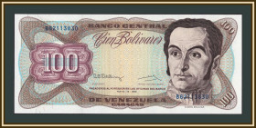Венесуела Венесуэла ^/--/^ Венесуэла 100 боливар 1992 P-66  (66 /--/ d) UNC ^_^^^ Венесуела 100 болівар 1992 P-66 (66 /--/ d) UNC - фото фото фото