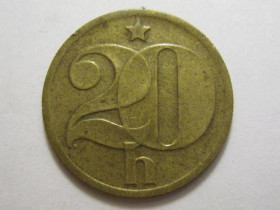 Чехословаччина Чехословакия ^/--/^ Чехословакия 20 геллеров 1972 года 37404 ^_^^^ Чехословаччина 20 геллерів 1972 року 37404 - фото фото фото
