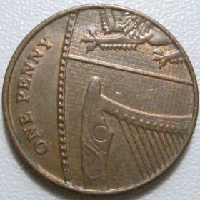 Єлизавета II (після ) Елизавета II (после ) ^/--/^ Велика Британія 1 пенні 2014 року 43264 ^_^^^ Великобритания 1 пенни 2014 года 43264 - фото фото фото