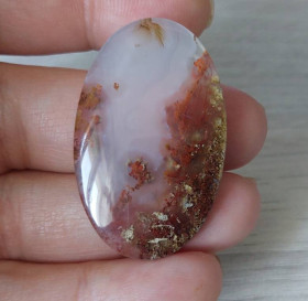 Агат Агат ^/--/^ Моховый агат 45.40 Ct  46 х 28 х 3.9 мм ^_^^^ Моховий агат 45.40 Ct 46 х 28 х 3.9 мм - фото фото фото