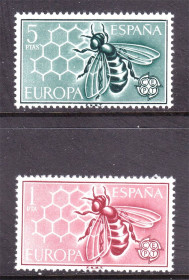Іспанія Испания ^/--/^ Испания 1962 г MNH  - EUROPA CEPT - фауна ^_^^^ Іспанія 1962 MNH - EUROPA CEPT - фауна - фото фото фото
