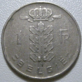 Бельгія Бельгия ^/--/^ Бельгія 1 франк 1952 року BELGIË #39676 ^_^^^ Бельгия 1 франк 1952 года BELGIË #39676 - фото фото фото