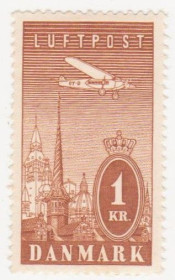 Балтійські країни Балтийские страны ^/--/^ Дания   1934  г. №  221 ** ^_^^^ Данія 1934 No 221 ** - фото фото фото