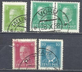Балтійські країни Балтийские страны ^/--/^ Эстония 1936 стандарт Президент 5 /--/ м.гаш. ^_^^^ Естонія 1936 стандарт Президент 5 /--/ м.гаш. - фото фото фото
