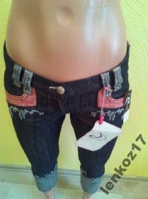 Капрі Капри ^/--/^ Капри джинсовые DEPLOY JEANSс шерстяными вставками ^_^^^ Капрі джинсові DEPLOY JEANSс вовняними вставками - фото фото фото