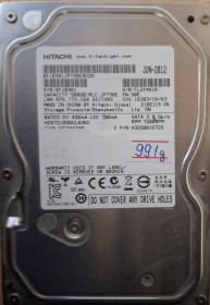 Жорсткі диски Жесткие диски ^/--/^ Б/В Жорсткий диск 500 /--/ Gb Hitachi HDS /--/ 721050 /--/ CLA /--/ 362  (16 /--/ Mb • 7200 • SATA /--/ 2) код.6035 ^_^^^ Б/В Жесткий диск 500 /--/ Gb Hitachi HDS /--/ 721050 /--/ CLA /--/ 362 (16 /--/ Mb • 7200 • SATA /--/ 2) код.6035 - фото фото фото