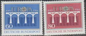 НДР, ФРН ГДР, ФРГ ^/--/^ Германия Німеччина 1984 Европа СЕРТ серія ^_^^^ Германия 1984 Европа Серт серия - фото фото фото