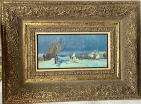 Картини, Гравюри, Живопис та Графіка Картины, Гравюры, Живопись и Графика ^/--/^ Голубєв 1958 р. &amp;quot; Зима&amp;quot; ^_^^^ Голубев 1958 г. &amp;quot; Зима &amp;quot; - фото фото фото