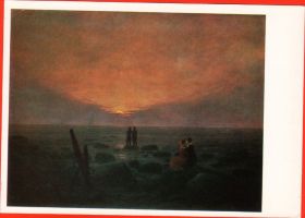 СРСР СССР ^/--/^ СССР 1964 искусство живопись Германия Фридрих ПК 02 ^_^^^ СРСР 1964 мистецтво живопис Німеччина Фрідріх ПК 02 - фото фото фото