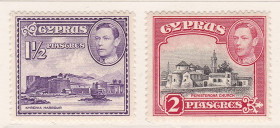 Великобританія Великобритания ^/--/^ Кипр 1938 г MNH - - архитектура - Георг VI ^_^^^ Кіпр 1938 р MNH - архітектура - Георг VI - фото фото фото